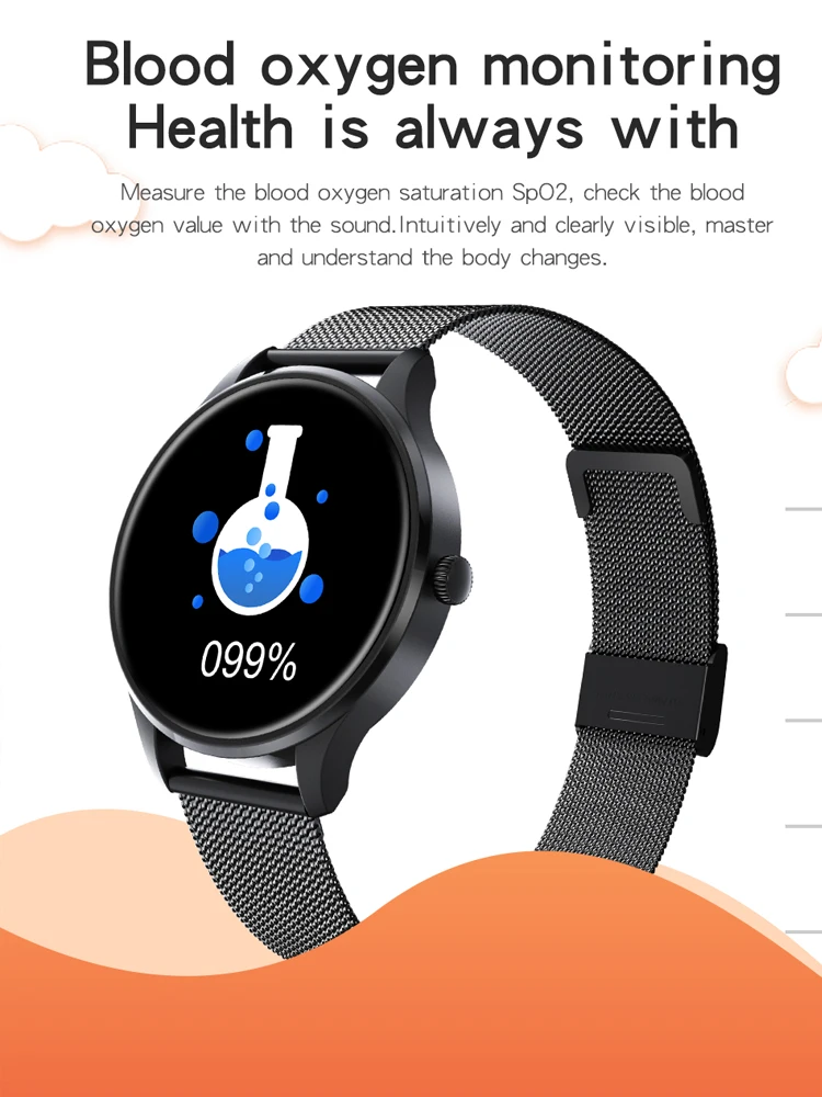 2021 Naujas Mados Smart Watch Moterų Aukso Širdies Ritmo Monitorius Miego Stebėjimo Porą Žiūrėti Fitness Tracker Smartwatch Moterims