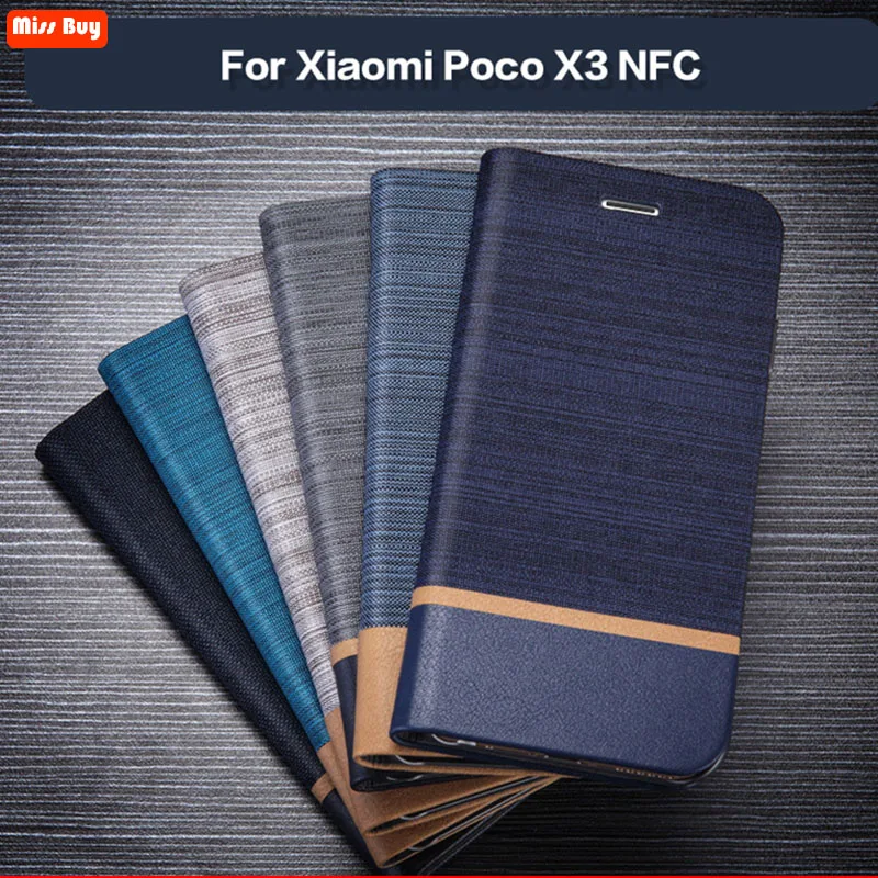 Už Xiaomi POCO X3 NFC Atveju, Prabangus Veidrodis, Flip Stendas 