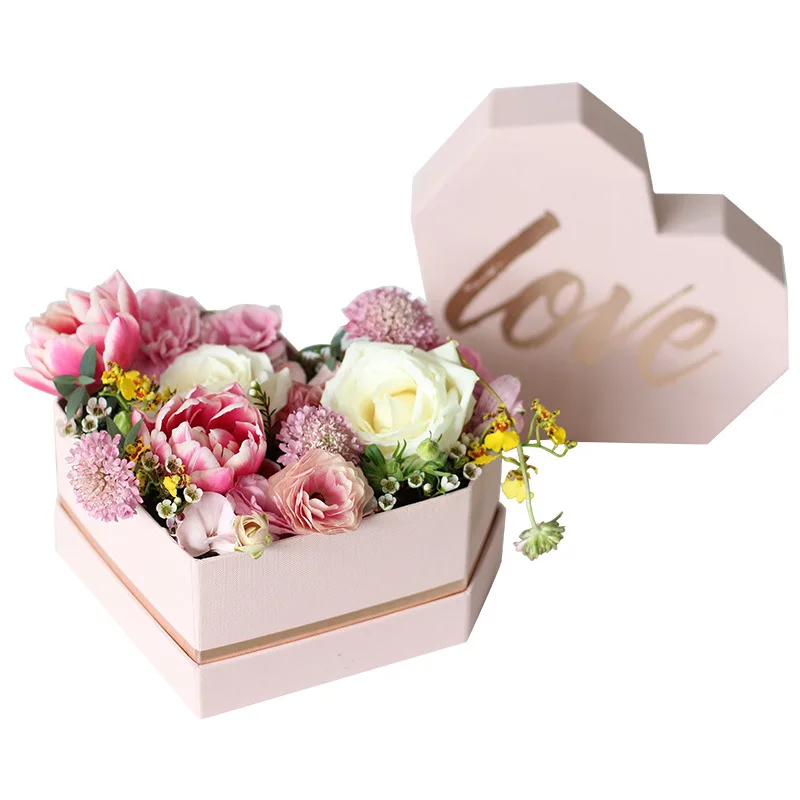 1pcs širdies formos gėlių dėžutės Valentino Dienos dovana, siurprizas, dėžutė dovana draugei, meile Išskirtinį dovana Vestuvių & Sužadėtuvių