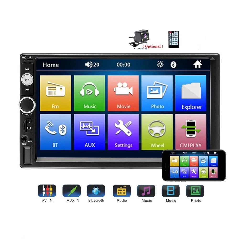 12V Automobilinis Multimedia Player 7