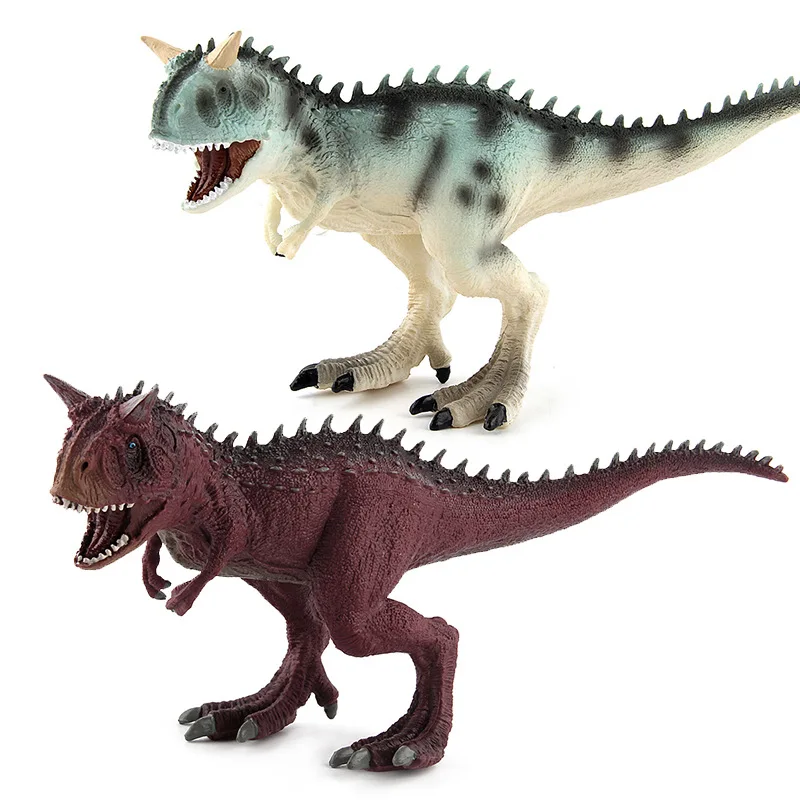 Didelis Carnotaurus Juros periodo Dinozaurų Modeliavimas Žaislas Minkštas PVC Plastiko Rankomis Dažyti Gyvūnų Modelio, Žaislai Vaikams, Vaikams Kalėdų Dovana