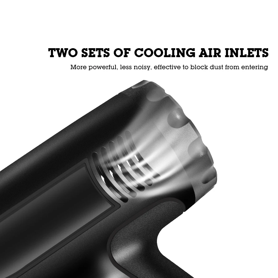 Hot air gun pramonės plastiko suvirinimo degiklį vėjas skuba mašina kepimo ginklą šilumos susitraukianti plaukų džiovintuvas