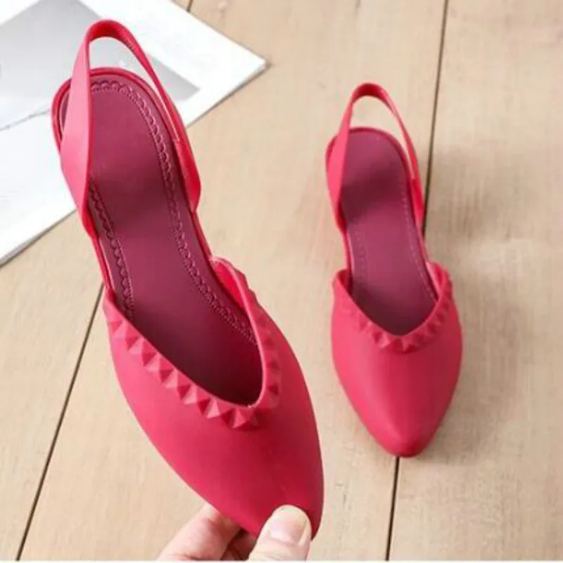 Sandalai moterims 2020 naujas vasaros nurodė seklių burną moterų batai vidutinio kulno darbo pareigas, atsitiktinis ponios butas sandalias mujer