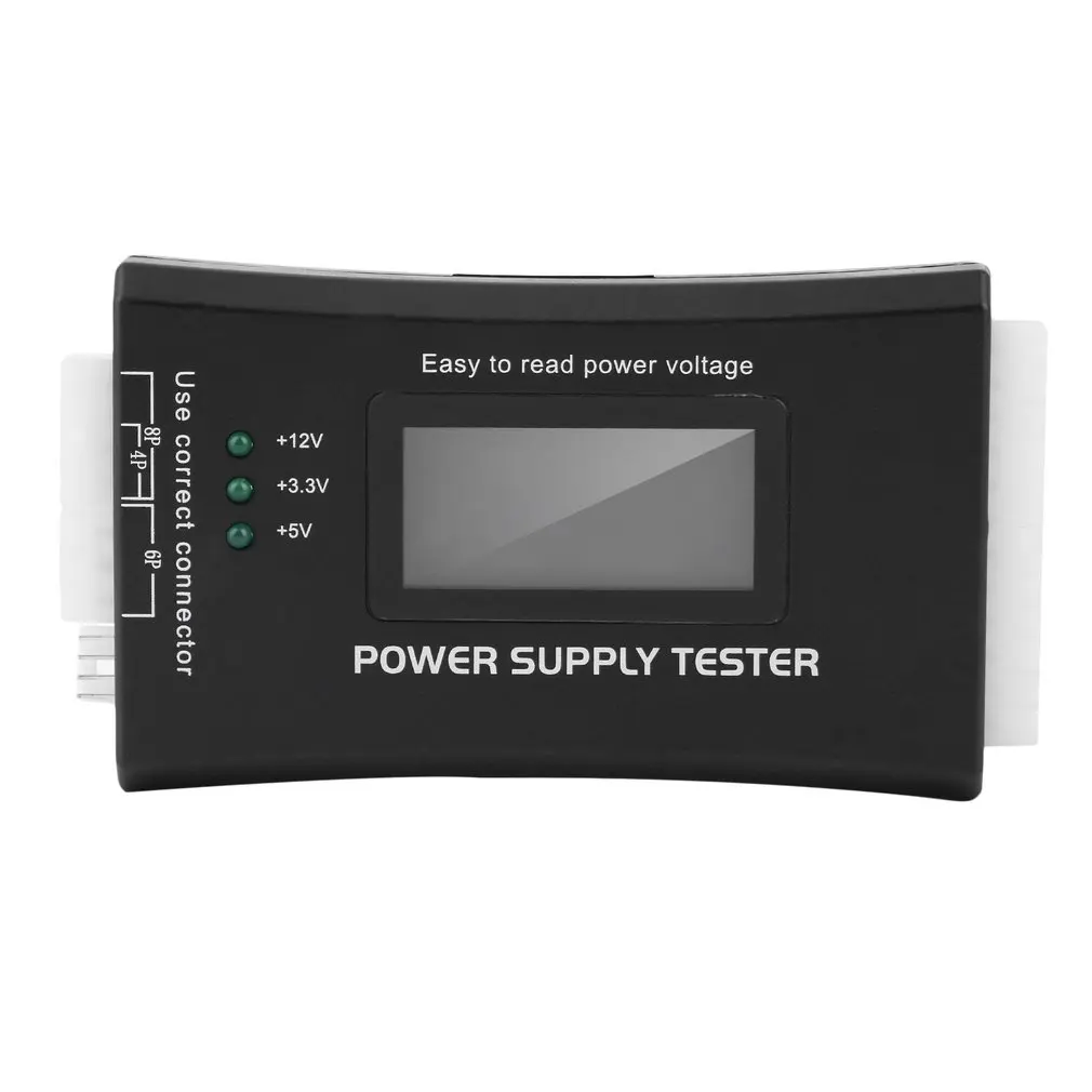 SD maitinimo testeriai KOMPIUTERIO-maitinimo/ATX /BTX /ITX atitinka LCD Ekranas SATA HDD Testeris 20/24 pin Profesinės
