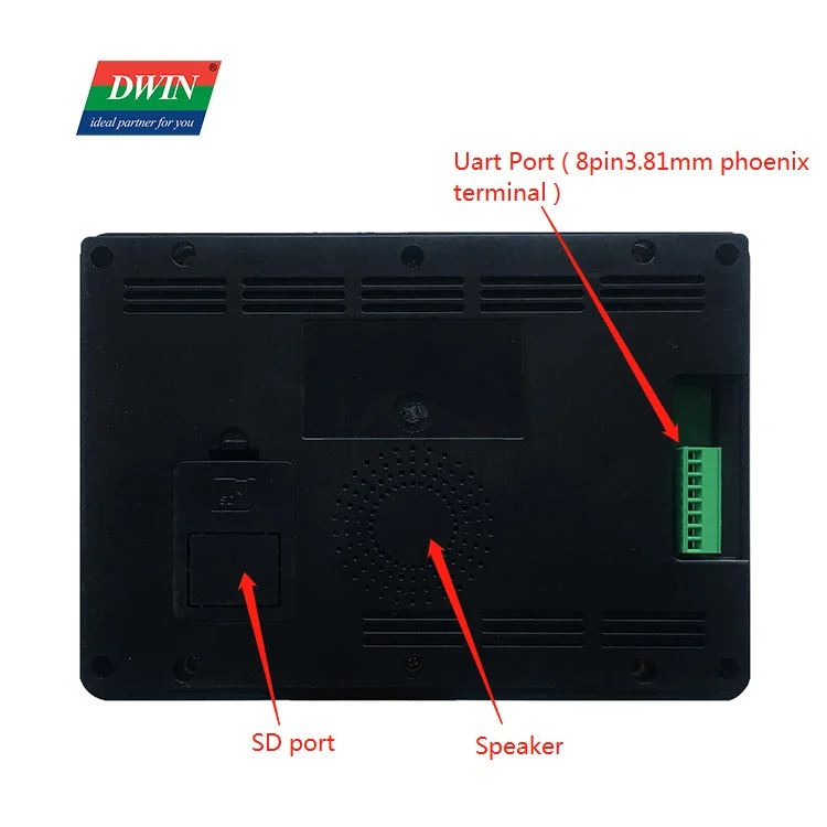 DWIN 7 colių LCD Jutiklinis Ekranas 800*480 HMI Pramonės UART TFT Varžinis Ekranas Capacitive Touch Panel