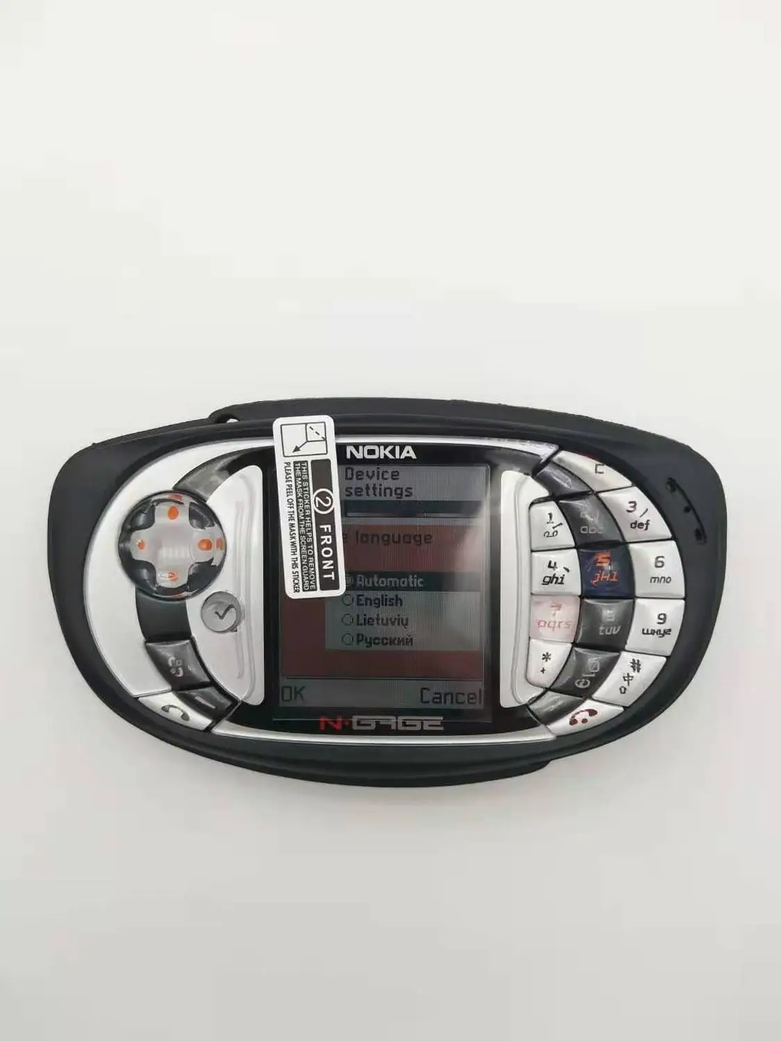 Originalus QD atrakinta Nokia N-gage QD Žaidimą mobiliojo telefono 