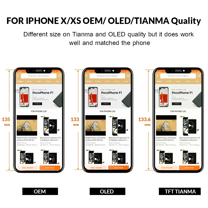 Iphone XR LCD Ekranas Tianma OEM Mobiliojo Telefono Ekrane skaitmeninis keitiklis iphone XR ekranas LCD Asamblėjos Juoda Su Įrankiais