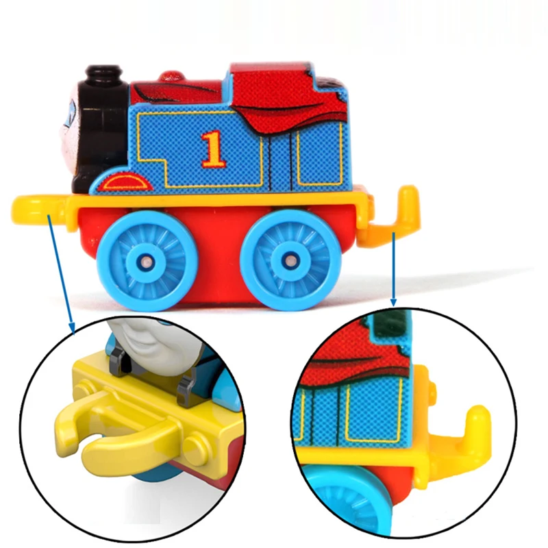 Tomas ir Draugas Originalus Mini 5cm Lokomotyvą Traukinys Modelio Automobilių Žaislai Vaikams, Vaikams Diecast Brinquedo Švietimo Gimtadienio Dovana