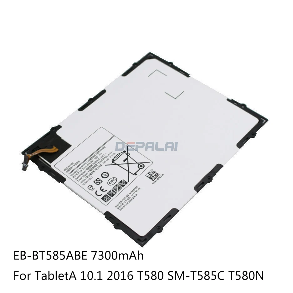 EB-BT550ABE EB-BT585ABE EB-BT595ABE TabletA A2 Baterija Samsung 9.7 SM-T550 T555 P555 T550X P550C T580 SM-T585C SM-T590 T595
