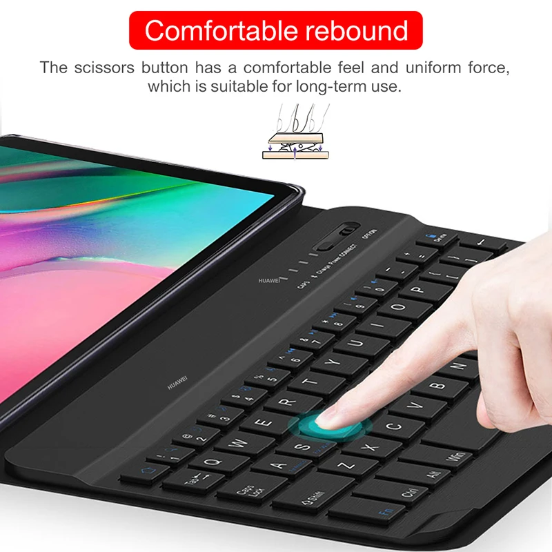 Slim Keyboard Case for Samsung Galaxy Tab S5e 10.5 Atveju, T720 T725 SM-T720 SM-725 Nuimamas 