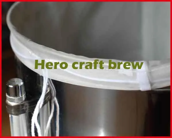 5 galonų 45*30cm angliavandenius alaus homebrew košė filtro maišelis už partijos namuose užvirinti filtro maišelis kibirą alaus virtuvės įrankių juosta