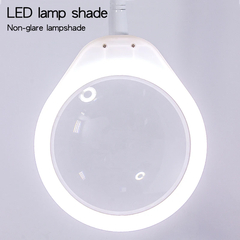 LED Didinamojo Stiklo Lempa Didinamojo Stiklo Stalas Clip-on apšviestas didinamasis stiklas, Skirtas PCB Tikrinimo Grožio Odontologijos 10X Su stovu