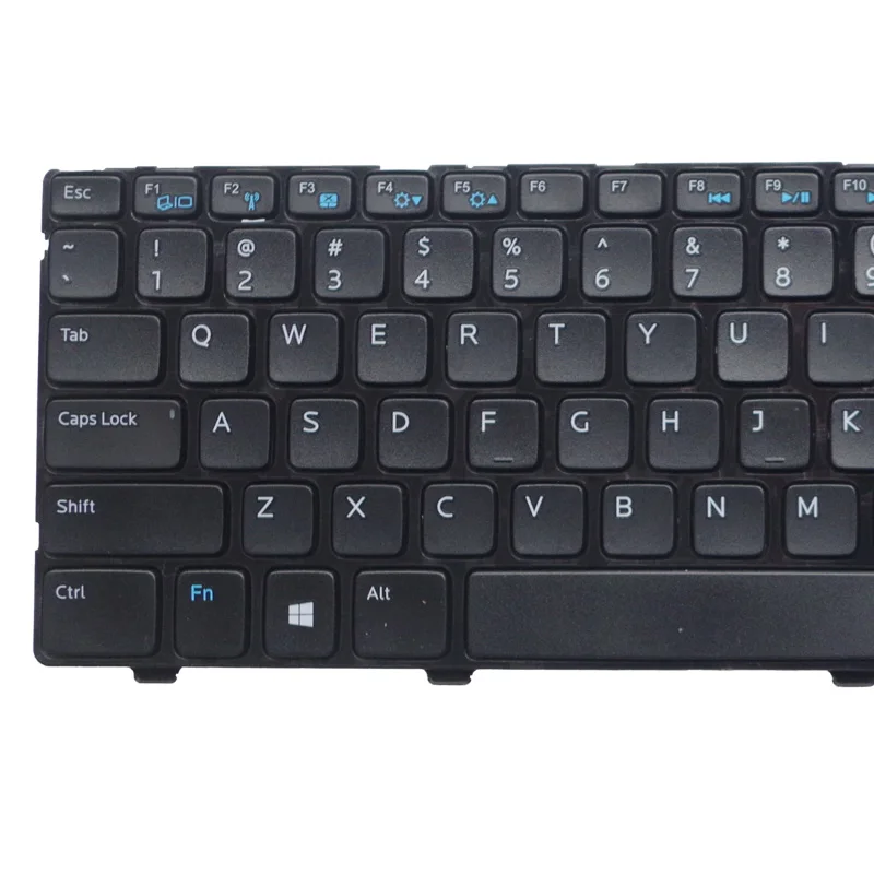 NAUJAS JAV klaviatūra DELL Inspiron 15 3521 15R 5521 juoda anglų nešiojamojo kompiuterio klaviatūra su karkasu