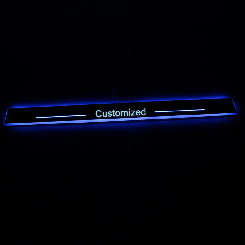 SNCN Apdaila Pedalo LED Automobilių Šviesos Durų Slenksčio Nusitrinti Plokštė Kelias Dinaminis Streamer Sveiki Žibintas Toyota Prado 120 LC120 FJ120
