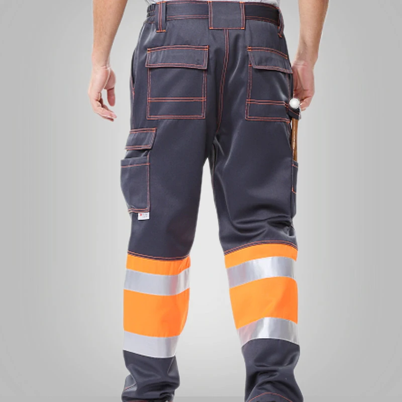 Vyriški Dvi tonas Darbo Striukė krovinių kelnės darbo drabužiai tiktų dirbti kelnės saugos kelnės su 3M šviesą atspindinčios juostelės