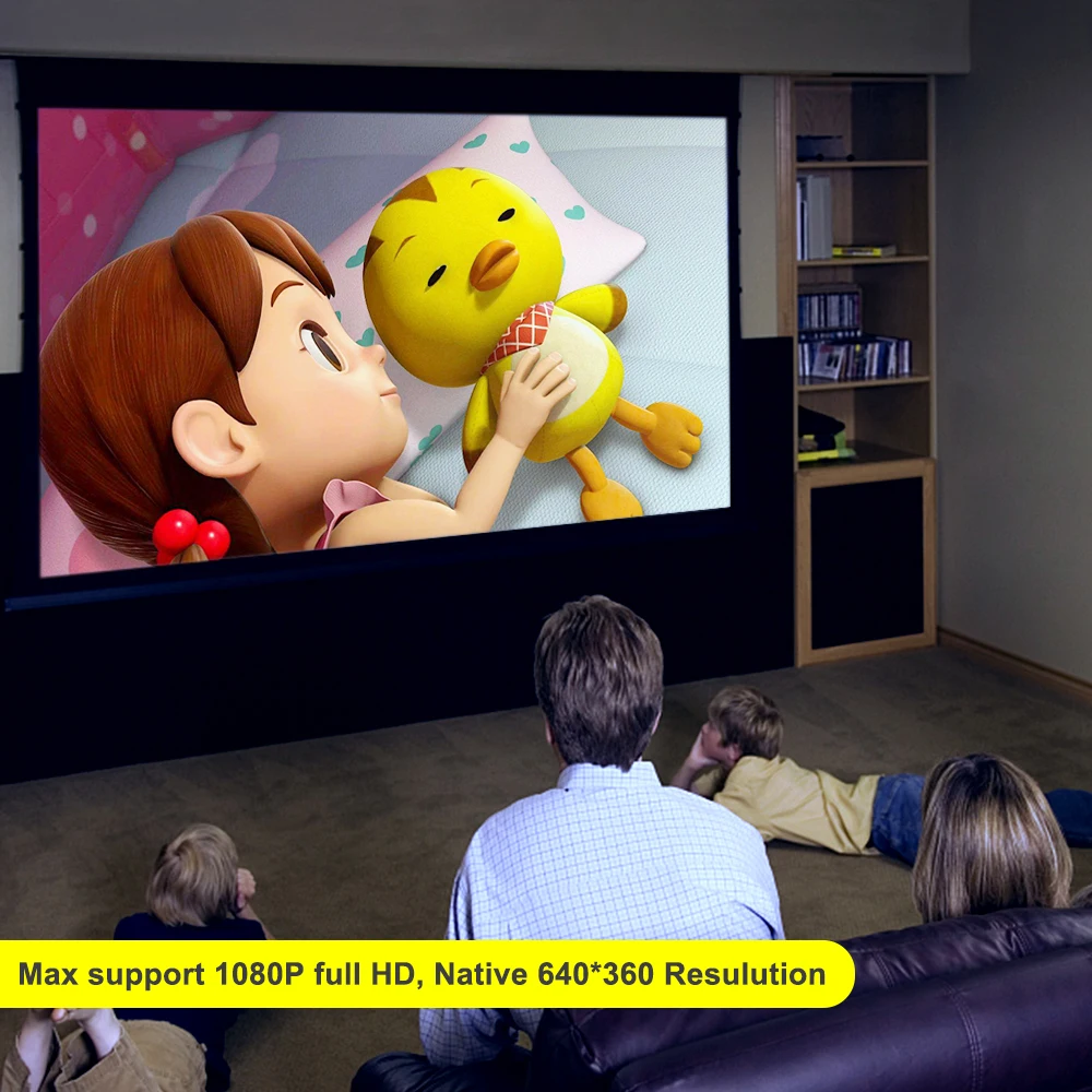 ThundeaL Mini Projektorius 1080P Vaizdo Proyector Vaikų Nešiojamų Projetor TD860 LED 3D Namų Kino Smart Beamer Vaikų Dovanų