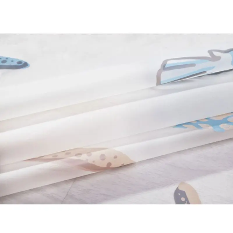 Pajūrio Šviežias Stiliaus PEVA Moderni Dušo Užuolaidos Mielas Spalvingas Žvaigždė Seashell Moldproof Vandeniui Pertvara, Vonios kambarys Produktas