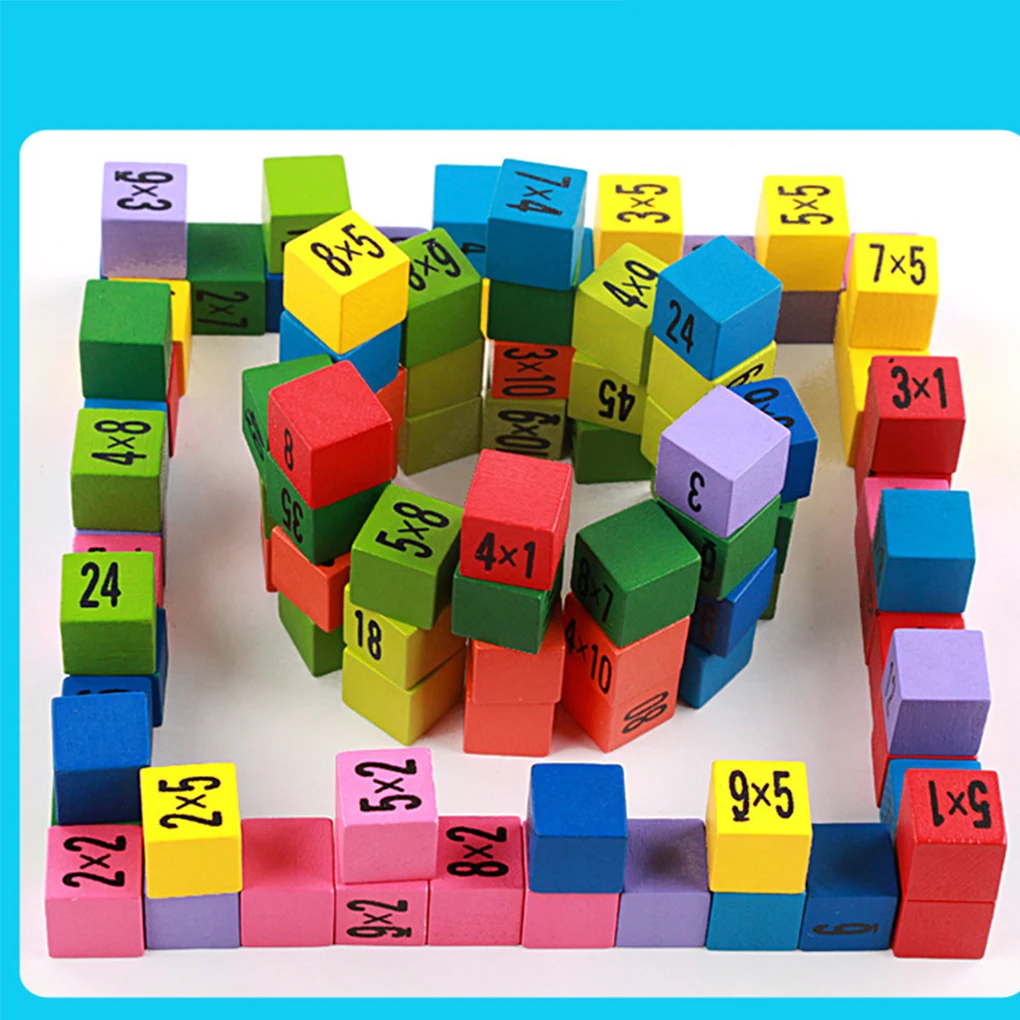 Montessori Kūdikių Mediniai Žaislai 99 Daugybos Lentelė Matematika 10*10 Pav Blokai Kūdikių Anksti Mokytis Švietimo Dovanos