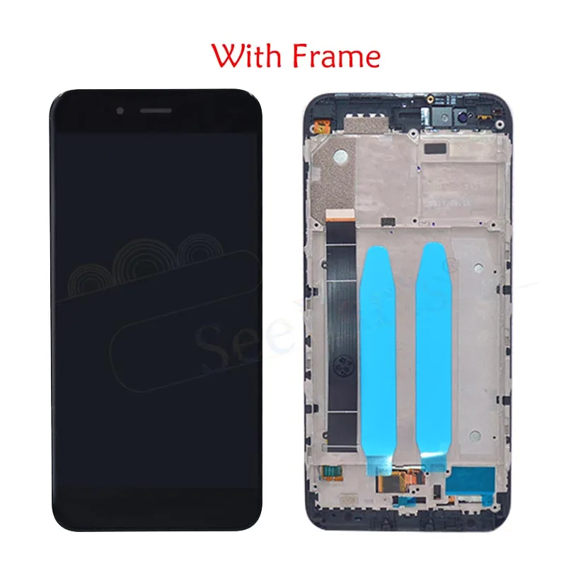 Už Xiaomi Mi A1 LCD Ekranas su Rėmo Ekranas Touch Panel 1920*1080 Už Xiaomi Mi 5X, LCD Ekranas skaitmeninis keitiklis Remontas, Dalys
