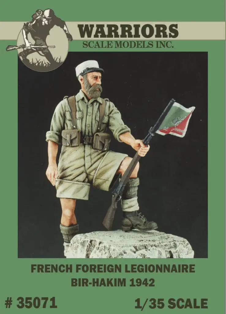 1/35 prancūzijos Užsienio Legionierius, Biržų-hakim 1942 Dervos Skaičius (be pagrindo) KARIAI #35071 Nesurinkti Nespalvotas 