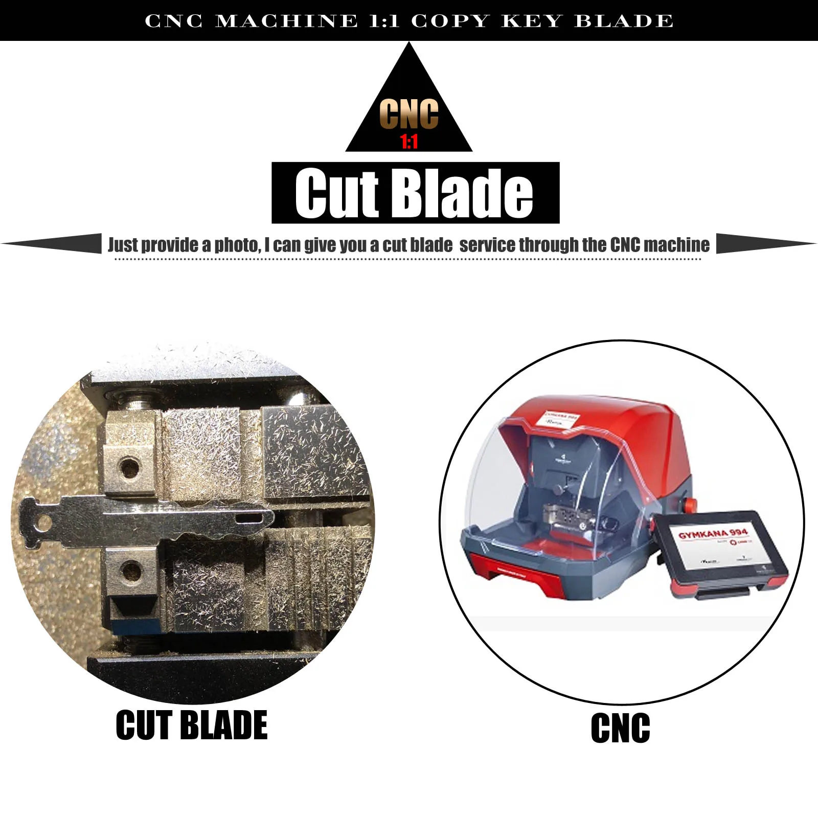 Kutery CNC cut blade kopijuoti peilis supjaustyti automobilio raktas Aptarnavimo mokestis ir modifikuoti blade C