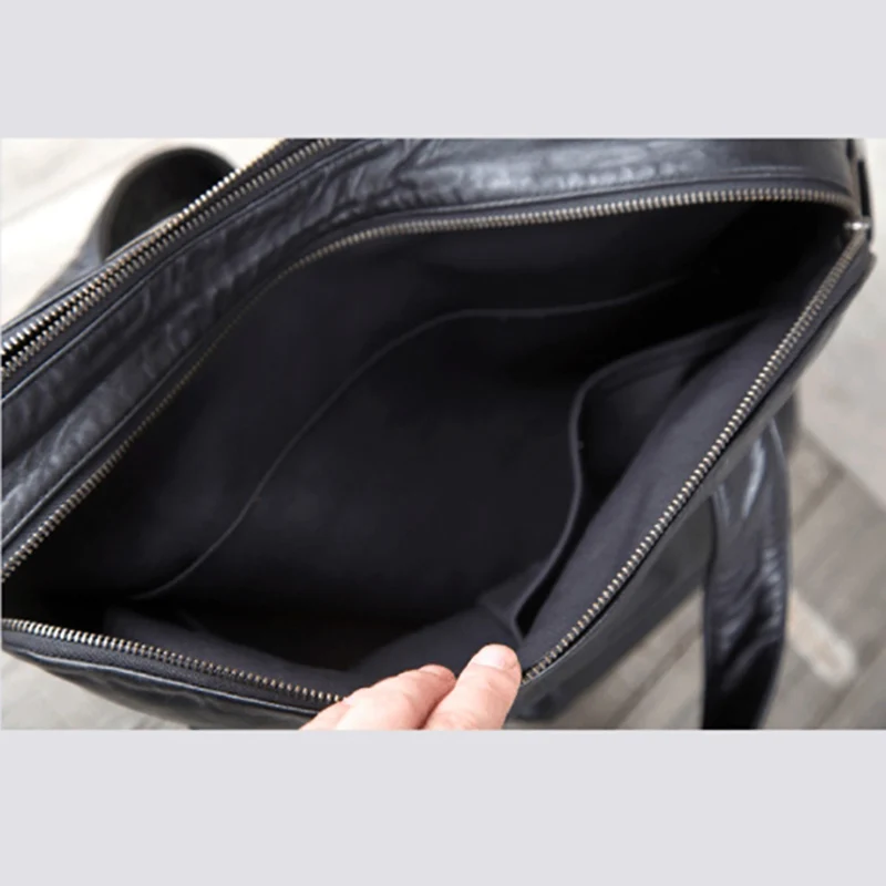 AETOO vyriškos rankinės, odos portfelis vieno peties crossbody maišelį atsitiktinis laikymo krepšys, kompiuterio krepšys