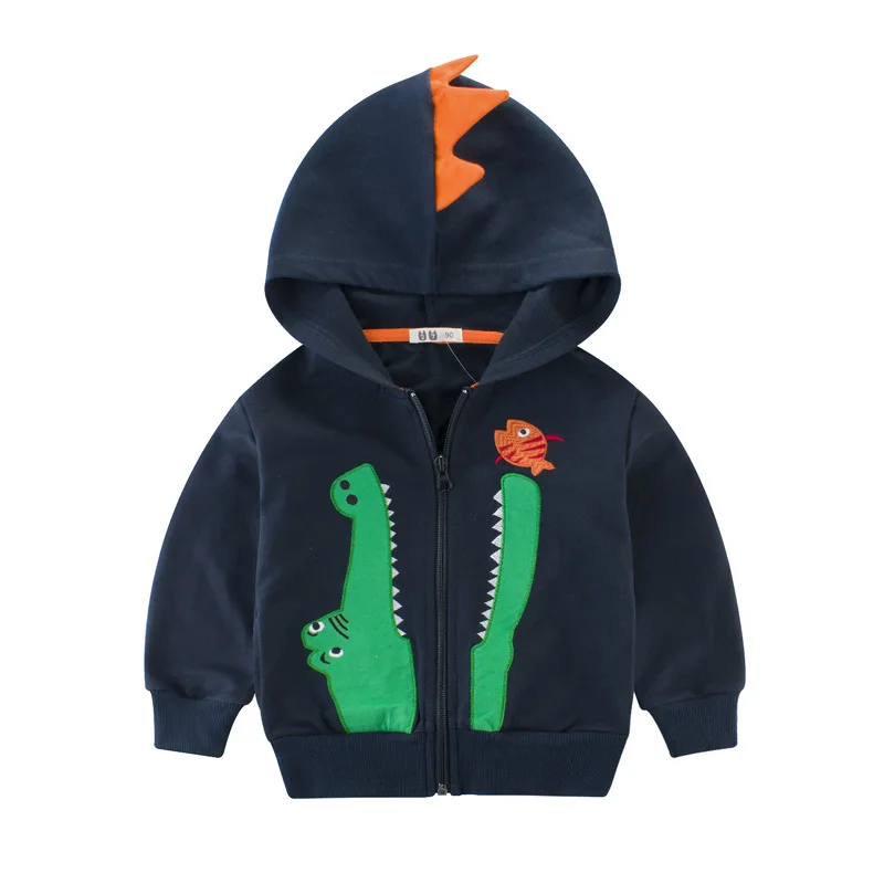 2020 m. vaikų drabužius pavasario naujų berniukų krokodilo modelis kailis vaikų drabužiai, kūdikių džemperis cardigan vaikai kailis