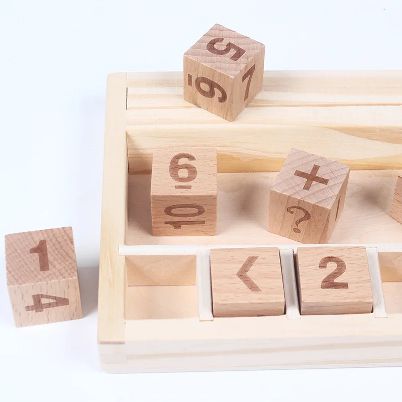 Skaitmenų aritmetinis Rašybos Žodžių Žaidimą Vaikams Anksti Švietimo Žaislai Vaikams Mokymosi Mediniai Žaislai Montessori Ugdymo Žaislas