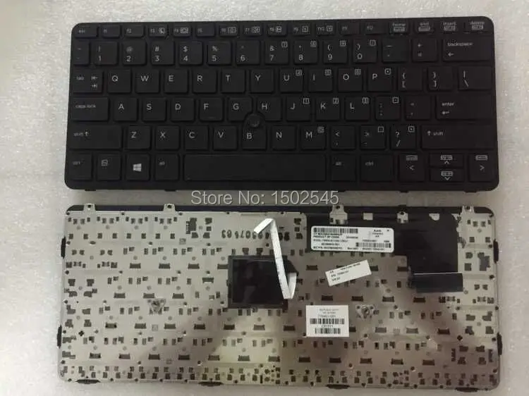 Nemokamas pristatymas nešiojamas US klaviatūra HP Elitebook 820 G1 G2 825 G1 G2 720 G1 G2 725 G1 G2 MUS klaviatūrą su pasienio 735503-001
