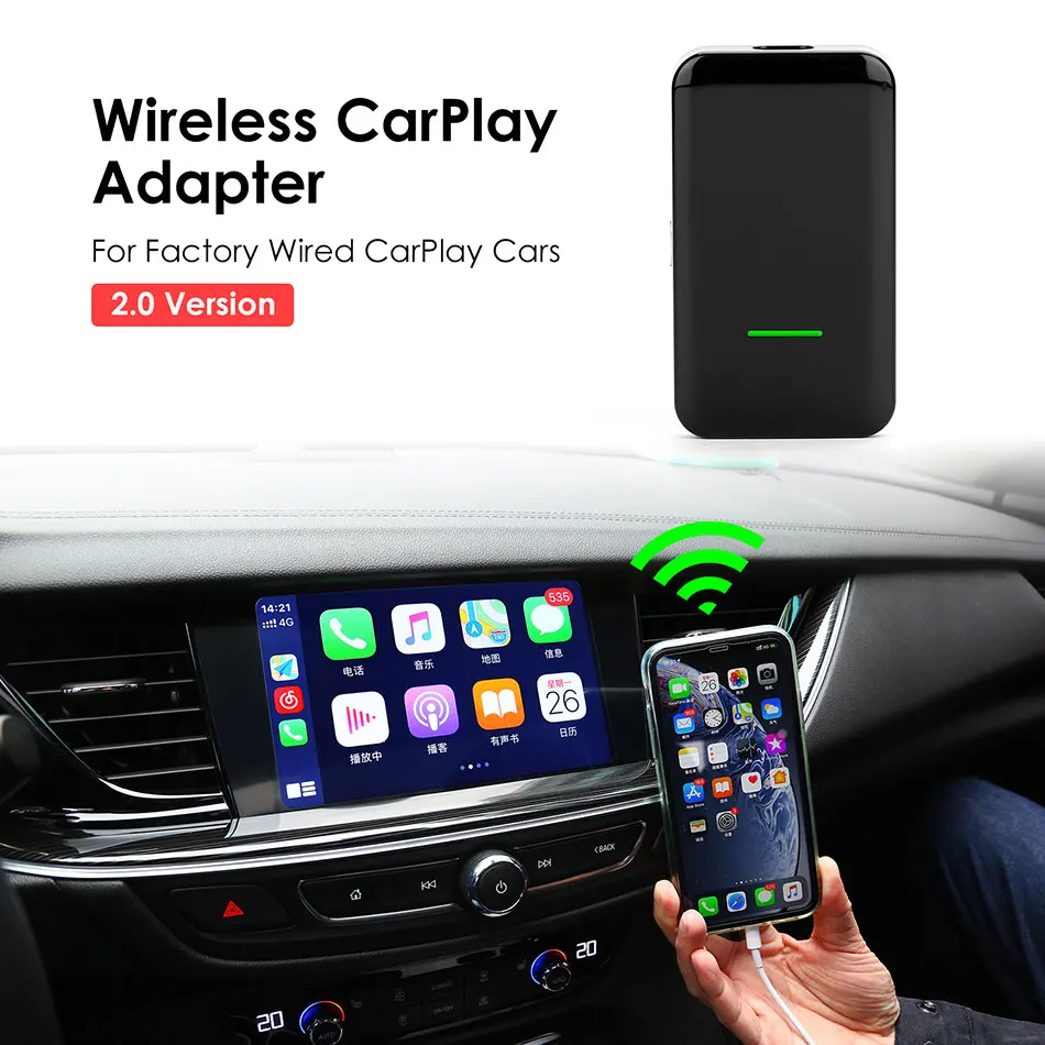 Naujausias Karšto 2.0 CarPlay Adapteris, Skirtas Gamykloje Laidinio CarPlay Automobilių palaiko tik 