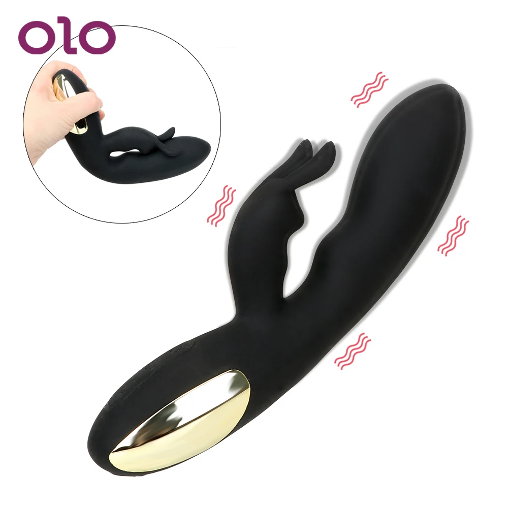 OLO Silikono Rabbit Vibratorius G-spot Klitorio Stimuliatorius Moterų Masturbacija Sekso Žaislai Moterims, Suaugusiųjų Produktas