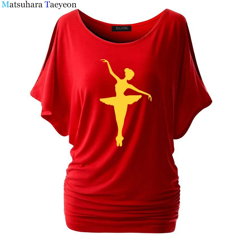 Šokėjas, Šokių, Baleto Vinilo T-shirt 2018 medvilnės spausdinti moteriški Vasaros marškinėliai atsitiktinis modelį, juokingi marškinėliai, ponios tee mados