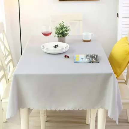ZHUO MO Rausva pilka restoranas staltiesė minkšta šluoste, namų Virtuvė, Kavinė vestuvių Viešbutis stalo dangtis Apvalios, stačiakampio staltiesė