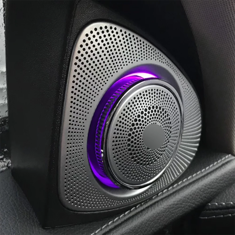 3D sukimosi švyti tweeter garsiakalbių Mercedes Benz W222 S klasės didelio žingsnio garsiakalbis LED aukštų dažnių garsiakalbio garso trimito ragų