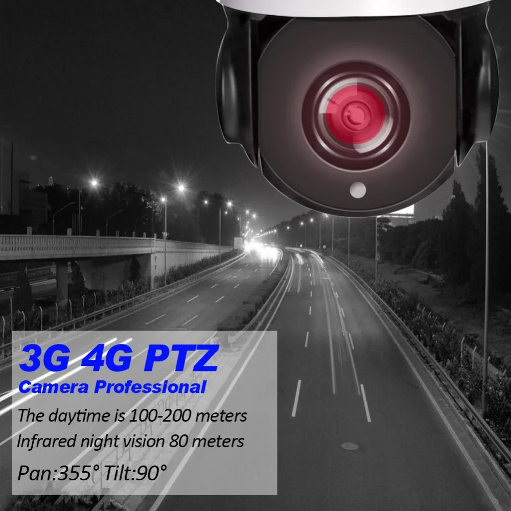 YSA 1080P HD PTZ IP Kameros 4G 3G SIM SD Kortelę Dome Wifi, Apsaugos Kamera, Lauko 22X Optinis Priartinimas Naktį CCTV Vaizdo Stebėjimo
