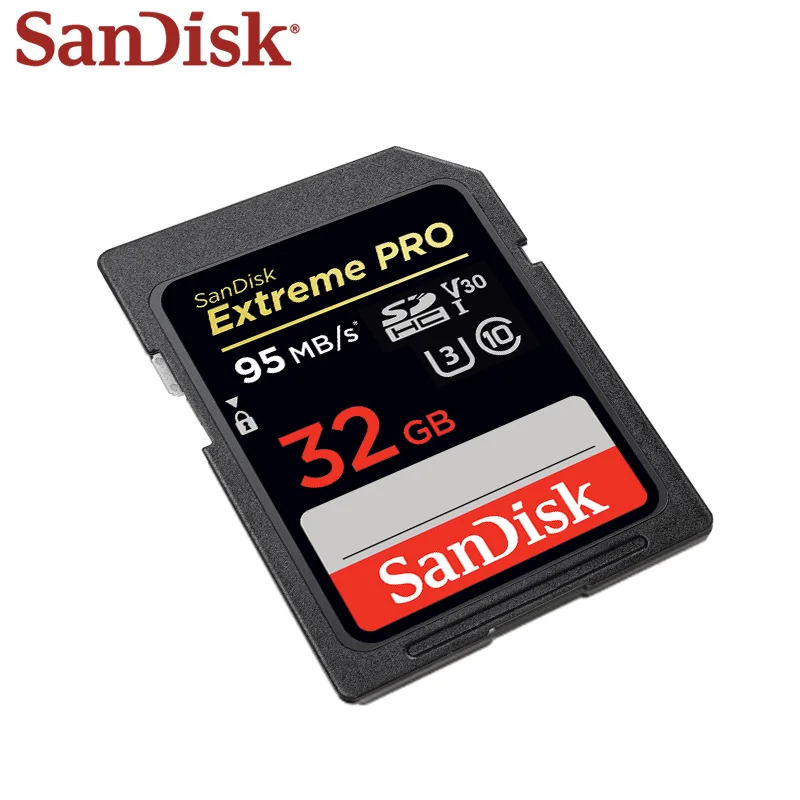 Originalios SanDisk Extreme PRO 128 gb SD Kortelė 64GB 32GB Class 10 SDXC SDHC Atminties Kortelė 170MB/s SLR Camera