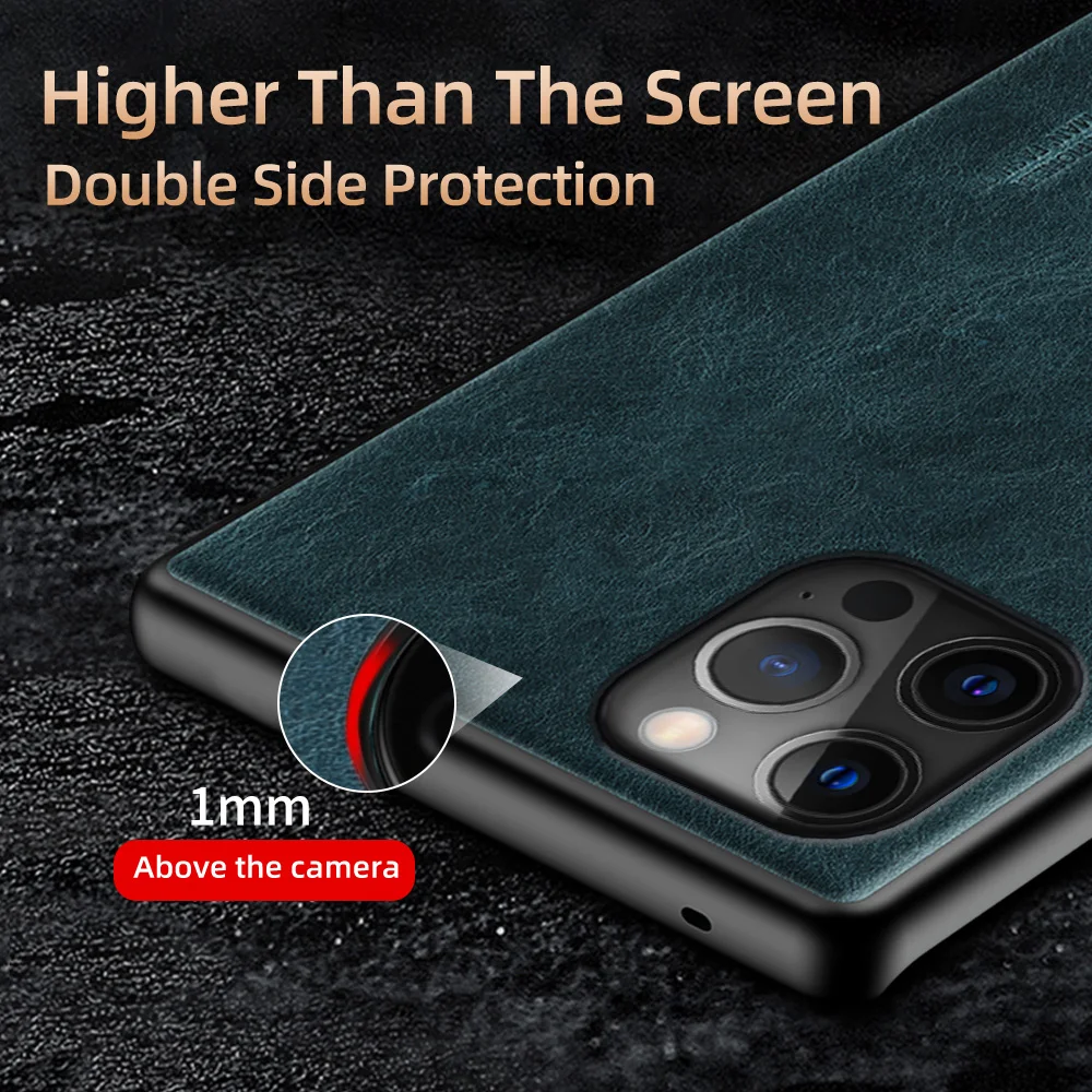 Originali Alyva, Vaškas Odinis Mobiliojo Telefono dėklas skirtas iPhone 12 Pro Max 12 Mini Pro 11 Max SE 2020 X XR XS Max 5 5S 6 6S 7 8 Plius Padengti