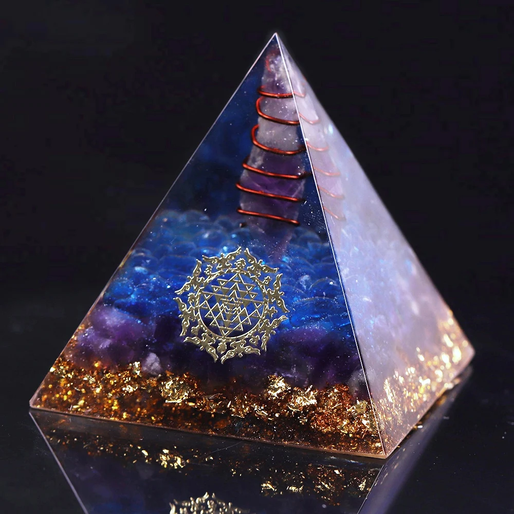 Organų Reiki Skyriaus Rankų Darbo Orgonite Rankų Darbo Dvasinio Aukšto Dažnio Energijos Orgon Piramidės Crystal Healing Emf Apsauga