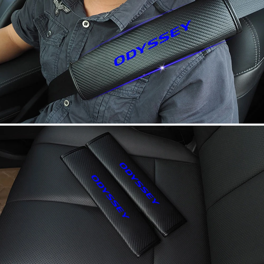 Honda Odyssey Automobilio saugos diržą, minkšti Įklotai sėdynė dirželio Dirželiui Pagalvėlė Apima Nuimamas ir Plaunamas saugos diržų Pečių 2vnt