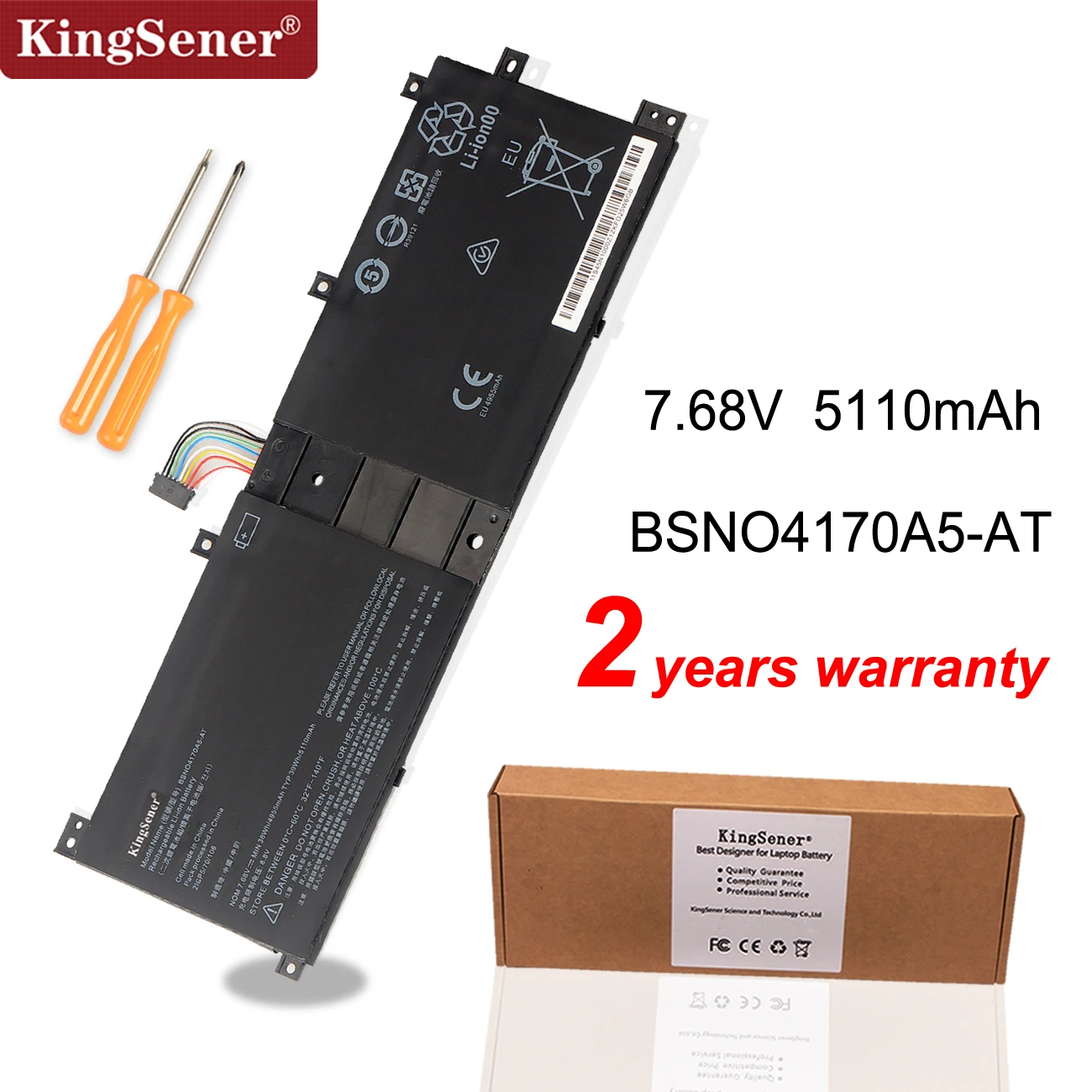 KingSener 7.68 V 39WH BSNO4170A5-NE Nešiojamas Baterija Lenovo Miix 520 510 510-12IKB 510-12ISK 520-12IKB LH5B10L67278 5B10L68713