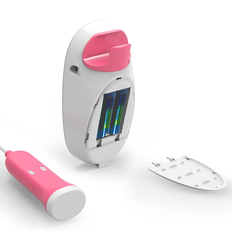 Nešiojamų Medicinos Vaisiaus Doplerio Detektorius LCD Ultragarso Kūdikio Širdies ritmo Monitorius Nėščia Kraujagyslių Jutiklis Detektyvas Mašina Prietaisas