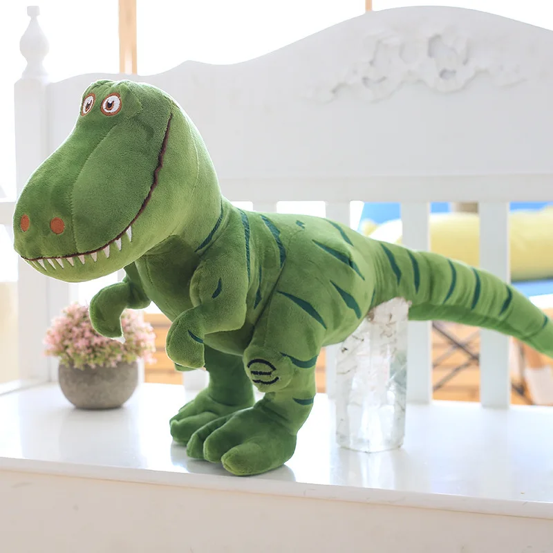 Karšto Gražus 1pc 40-100cm Naujas Dinozauras, Pliušiniai Žaislai Animacinių filmų Tyrannosaurus Mielas Įdaryti Žaislas Lėlės Vaikams, Vaikų Berniukų Gimtadienio Dovana