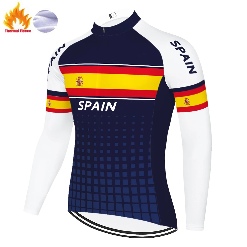 2021 Ispanija ciclismo ropa hombre Žiemą Šilumos Vilnos ilgio dviračių kelnes komanda 20D gelio padas ilgio dviračių kelnės, triko