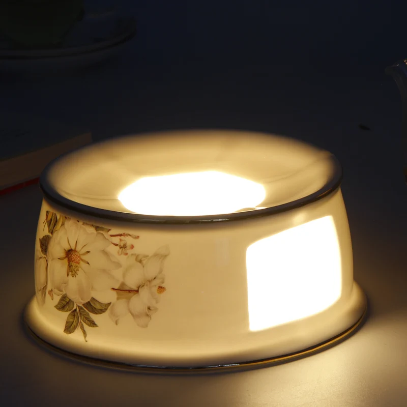 Sielovados Stiliaus Arbatos Šilčiau Šilta Arbata Viryklė Keraminiu Kaulų Kinija Teaware Priedai Žvakė Šildytuvas Žvakidė Puodą Bazės Naktį Žibintai