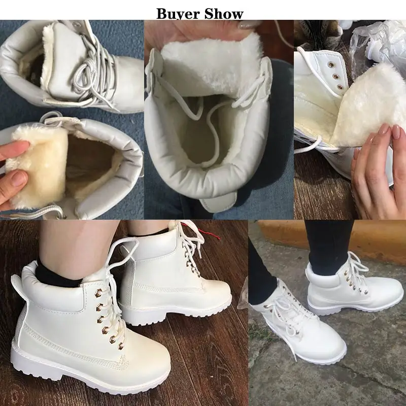 Žieminiai batai moterims, batai 2021 šiltas pliušinis aikštėje aukštakulnius moterys sniego batai moterų nėriniai-up batai žieminiai batai moteris botas mujer