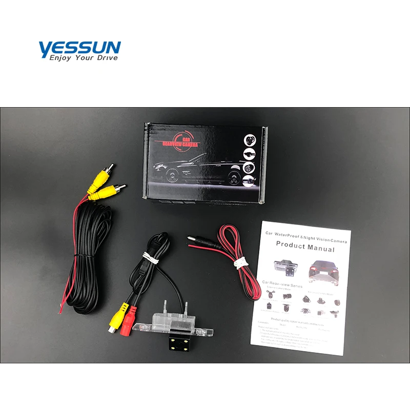 Yessun HD CCD Naktinio Matymo Automobilių Galinio vaizdo Atvirkštinio Atsarginės Kameros Vandeniui Už Skoda Superb B5 (3U)