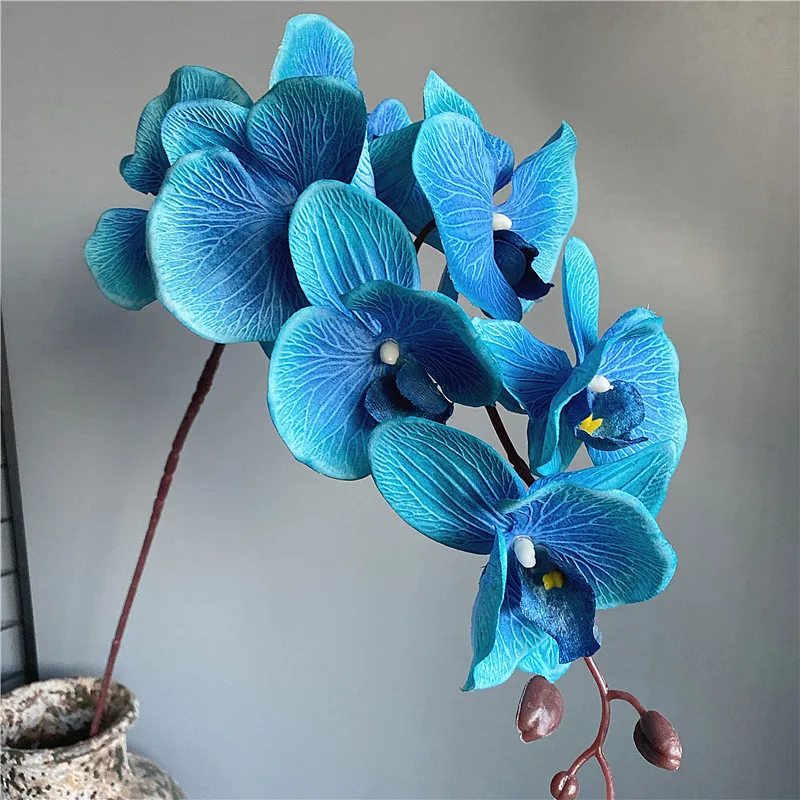 Didelis, Juodas Drugelis Orchidėja, Filialas, Dirbtinių Gėlių Namų Puošybai specialios flores Šilko Netikrą Gėlių Šalies Prekių