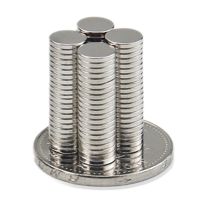 500pcs Neodimio N35 Dia 6mm X 1mm Stiprūs Magnetai Maža Disko NdFeB Retųjų Žemių Amatų Modeliai Šaldytuvas Klijuoti magnetas 6x1mm