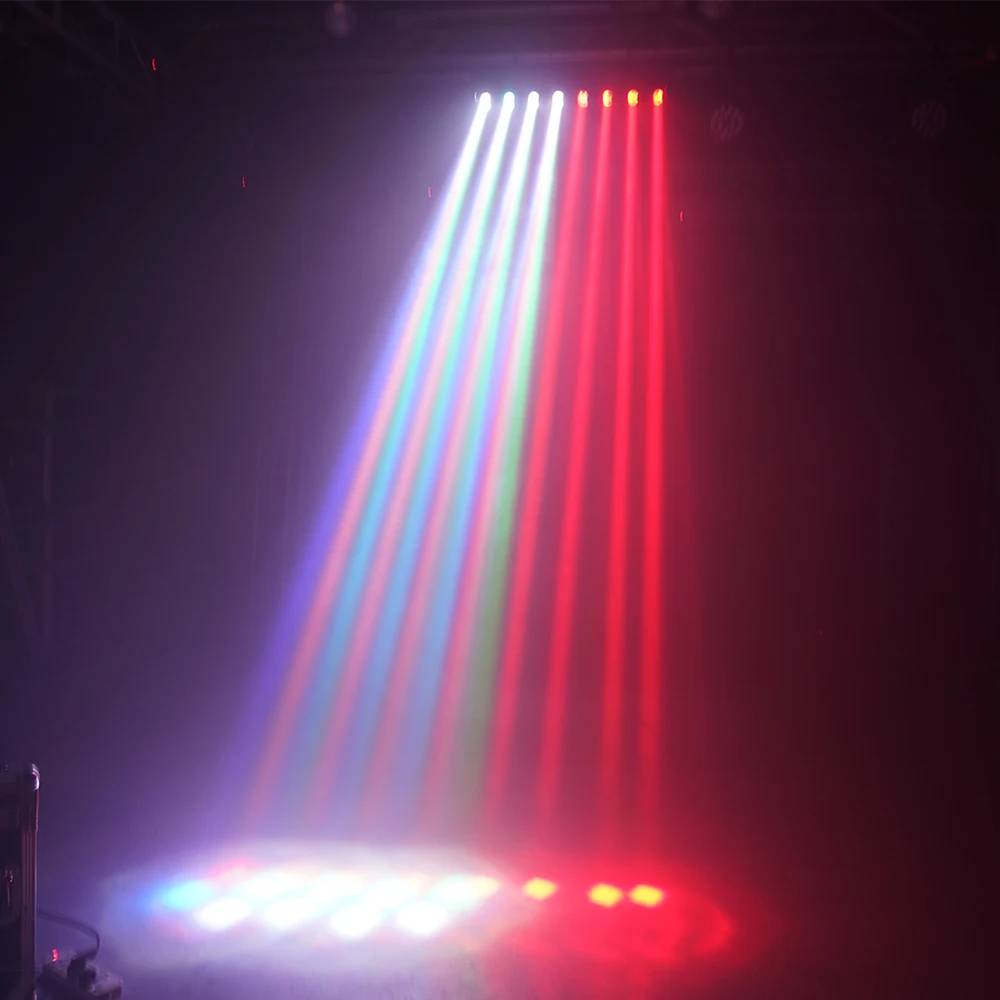 Led juostelė šviesos 8x12w rgbw 4in1 juda galvos šviesos diodų (led) pikselių šviesos 8x12w šviesos puikus dj disco šalies šokių aikštelėje