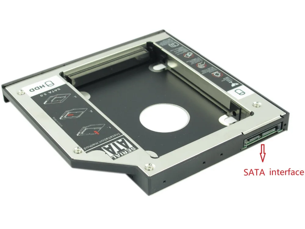 WZSM NAUJAS 12.7 mm, SATA 2-asis SSD HDD Caddy 
